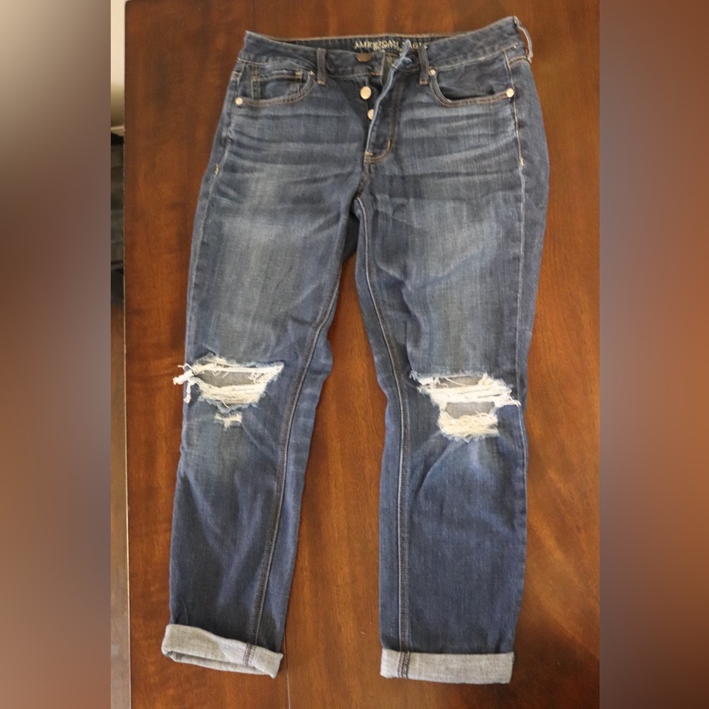 Women’s American Eagle Tomgirl Jeans, Size 6